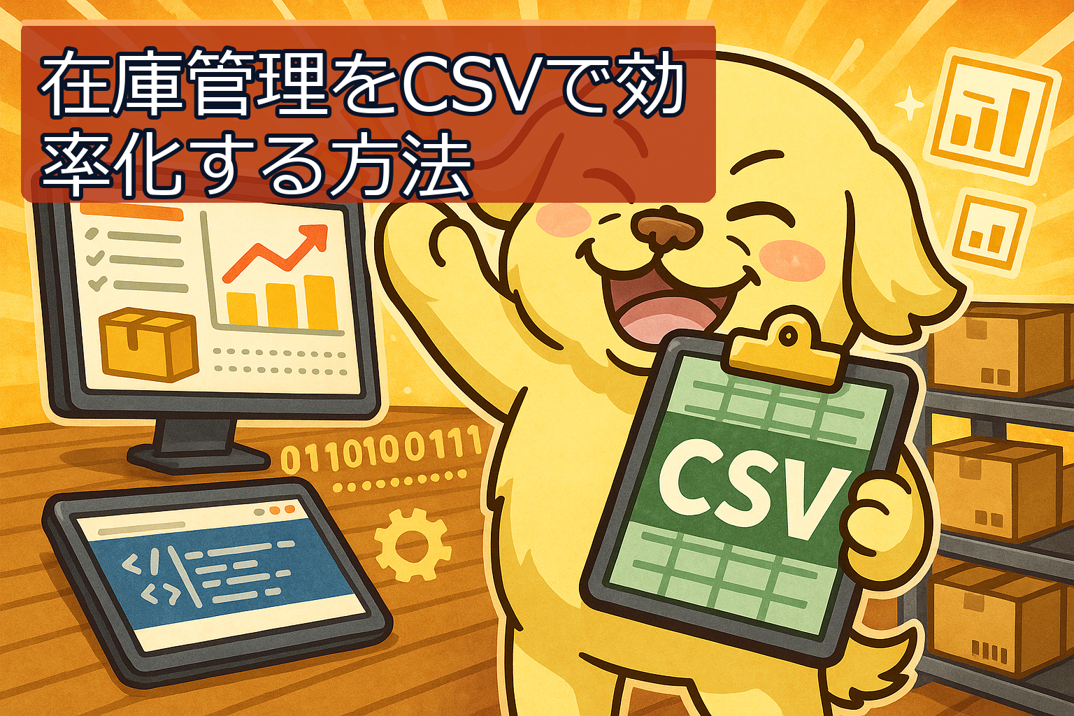 在庫管理をCSVで効率化する方法