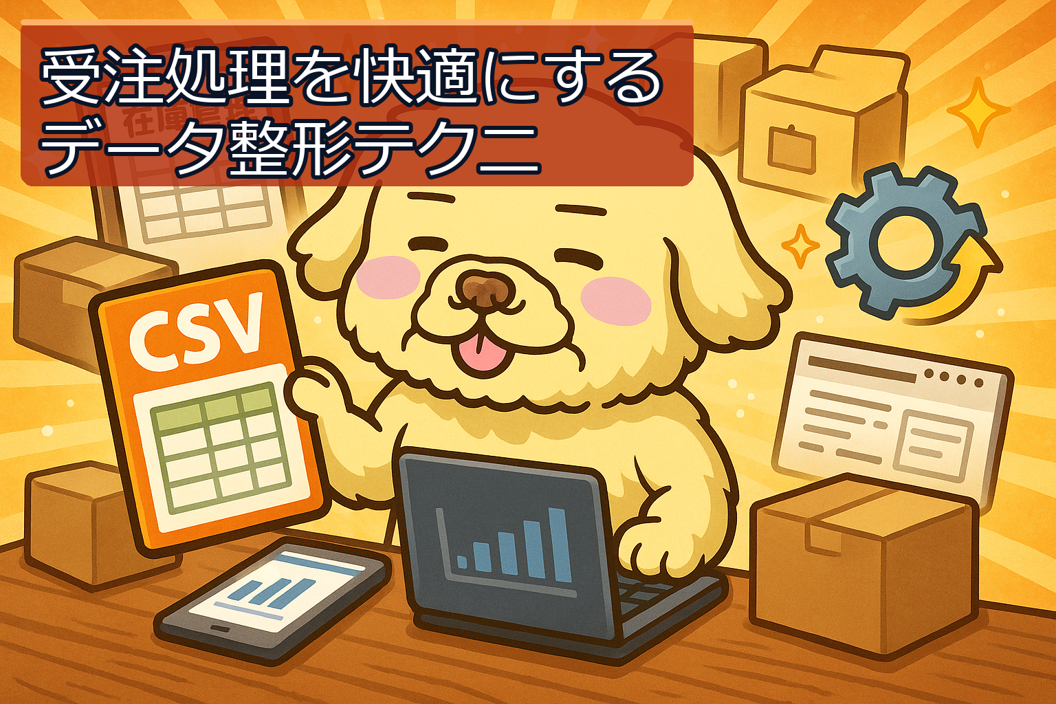 受注処理を快適にするデータ整形テクニック