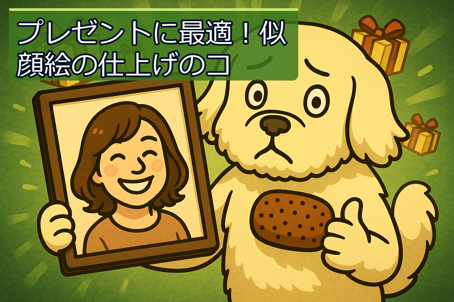 プレゼントに最適!似顔絵の仕上げのコツ