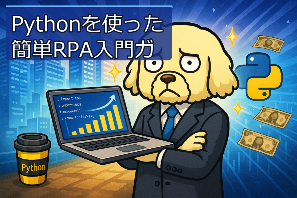 Pythonを使った簡単RPA入門ガイド【Pythonで業務自動化！】 | メモ帳Webデザイナー
