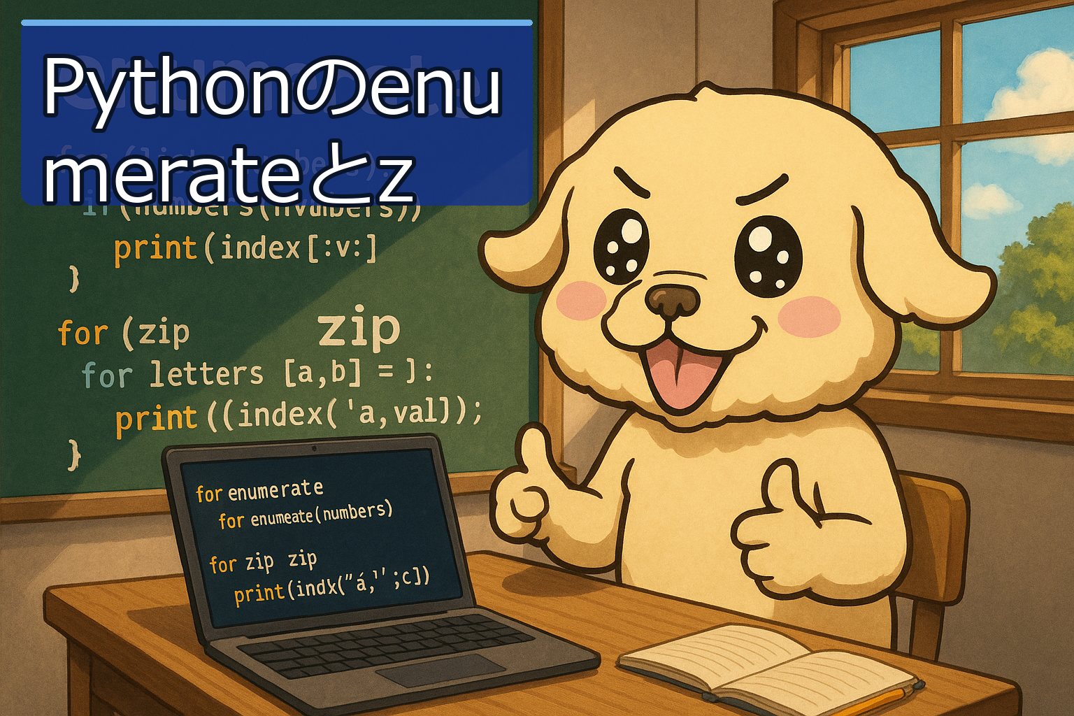 Pythonのenumerateとzipを使うと何が便利か